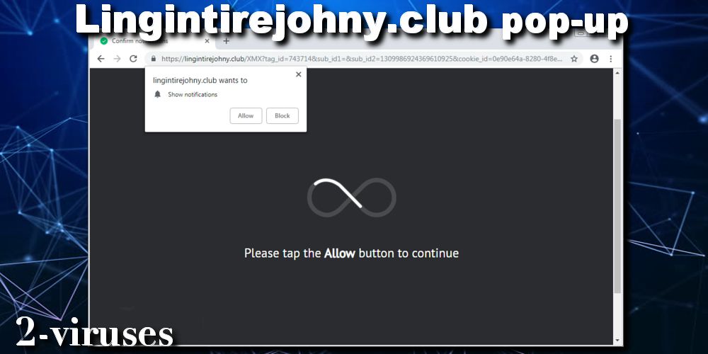Lingintirejohny.club browser pop-ups