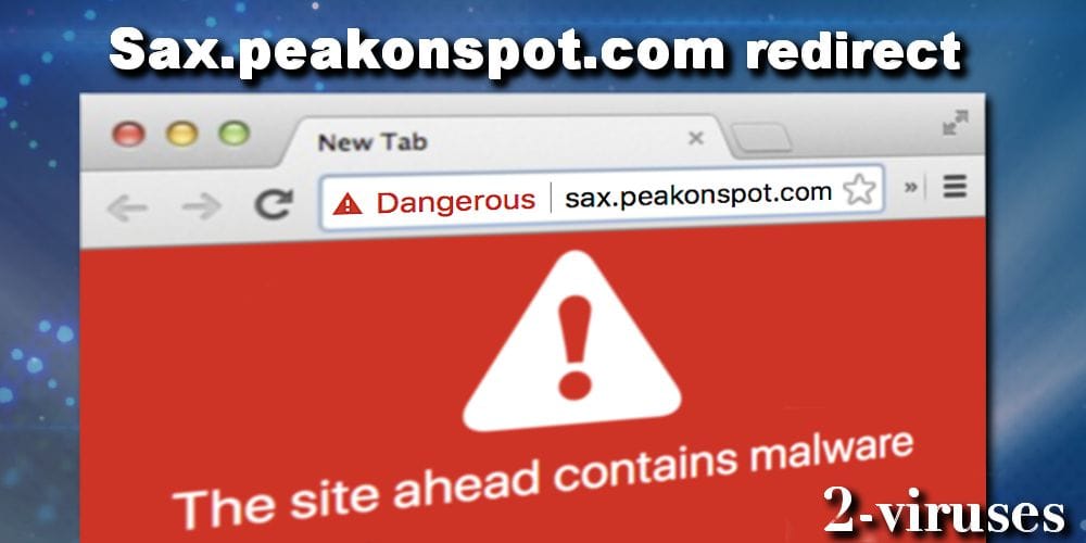 sax.peakonspot.com redirect link