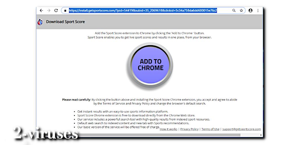 sports scores virus distribution 