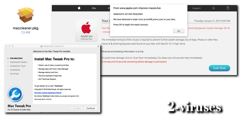 tapsnake pop up installs mac tweak pro