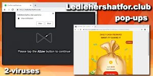 Ledlehershatfor.club pop-ups