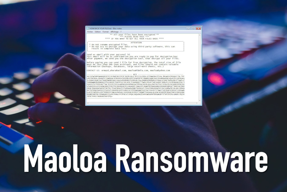 Maoloa Ransomware removal