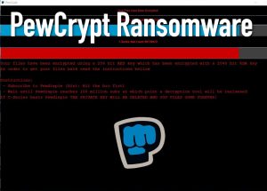 PewCrypt Ransomware