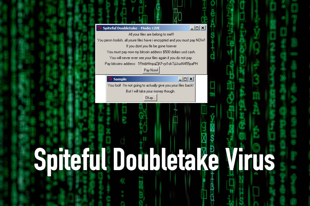 Spiteful Doubletake Virus removal
