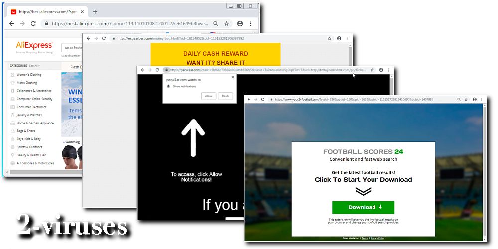 Rectanthenwirit.info pop-up redirects