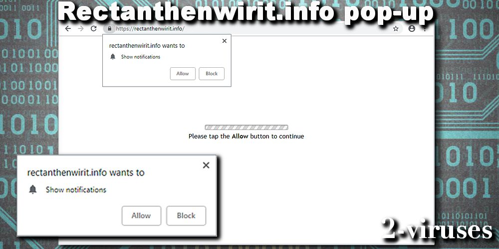 Rectanthenwirit.info pop-up website notifications