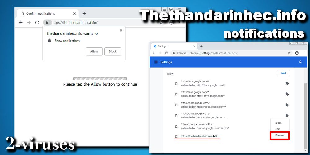 thethandarinhec.info pop-up notifications