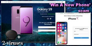 'Win A New Phone' sweepstake scam