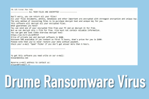Drume Ransomware Virus