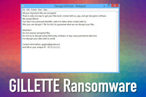 GILLETTE Ransomware