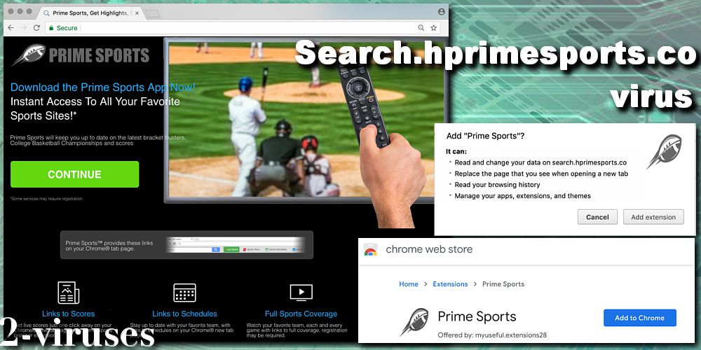 search.hprimesports.co browser virus hijacker