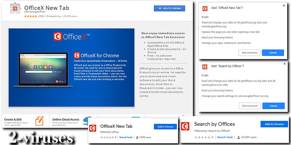 officex new tan and search by officex browser hijacker chrome extensions