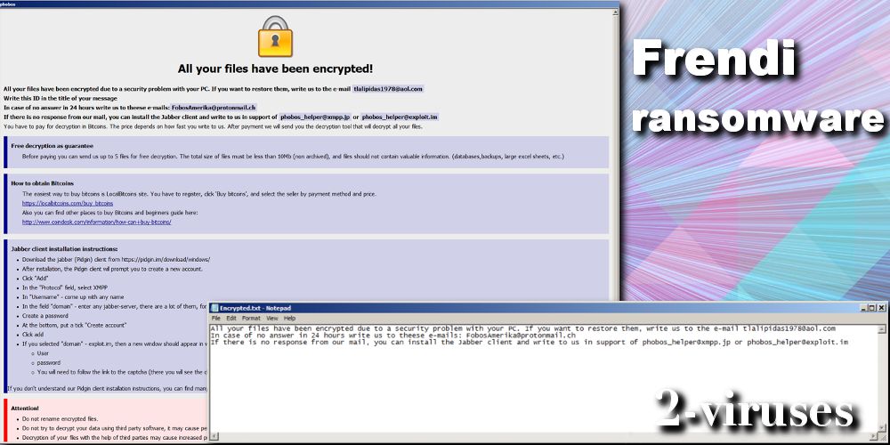 phobos frendi ransomware ransom notes