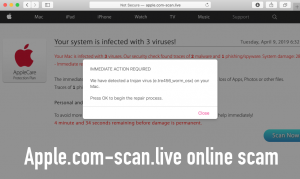 Apple.com-scan.live online scam