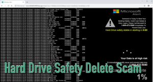 Hard Drive Safety Delete Scam