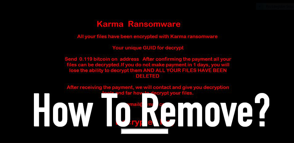 Karma Screenlocker Ransomware virus