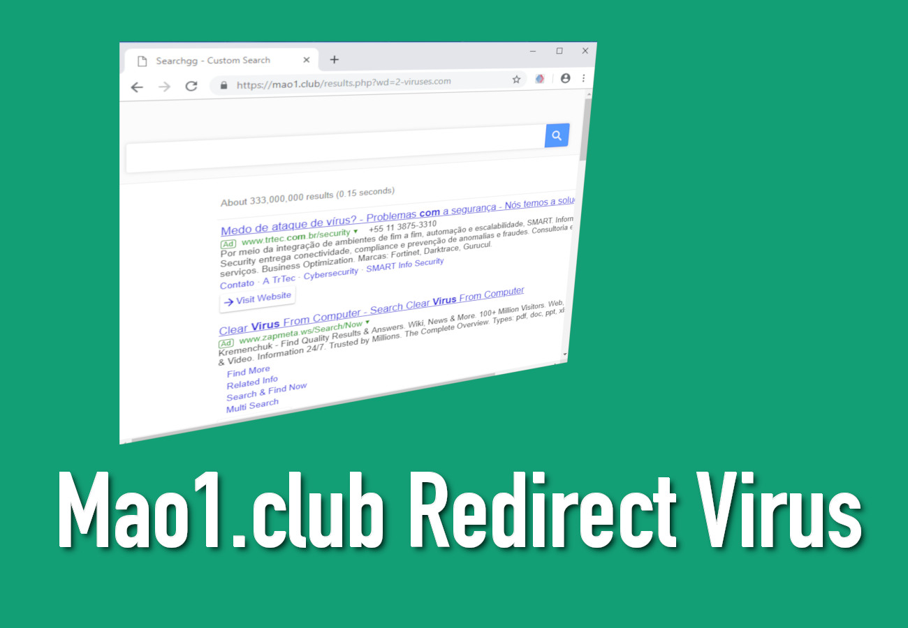 Mao1.club Redirect virus remove