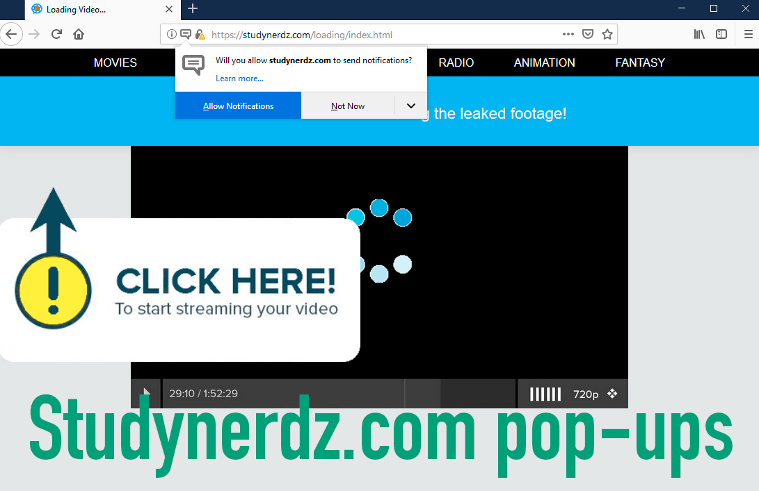 Studynerdz.com pop-ups removal