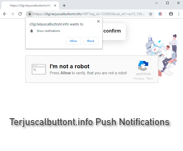 Terjuscalbuttont.info Push Notifications removal
