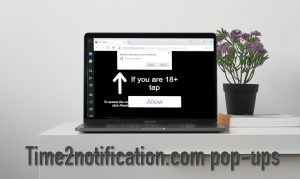 Time2notification.com pop-ups