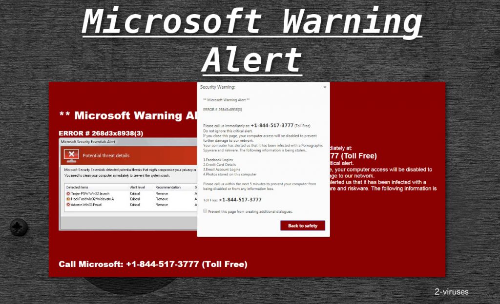 Microsoft Warning Alert scam How to remove (Dec, 2020) Dedicated 2