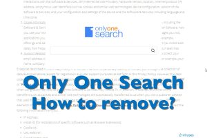 Only One Search