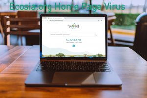 Ecosia.org Home Page Virus