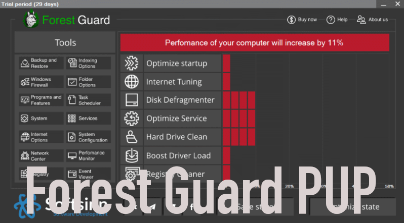 Forest Guard PUP removal