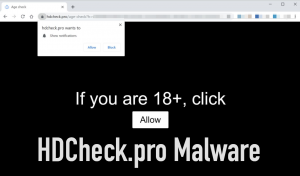 HDCheck.pro Malware