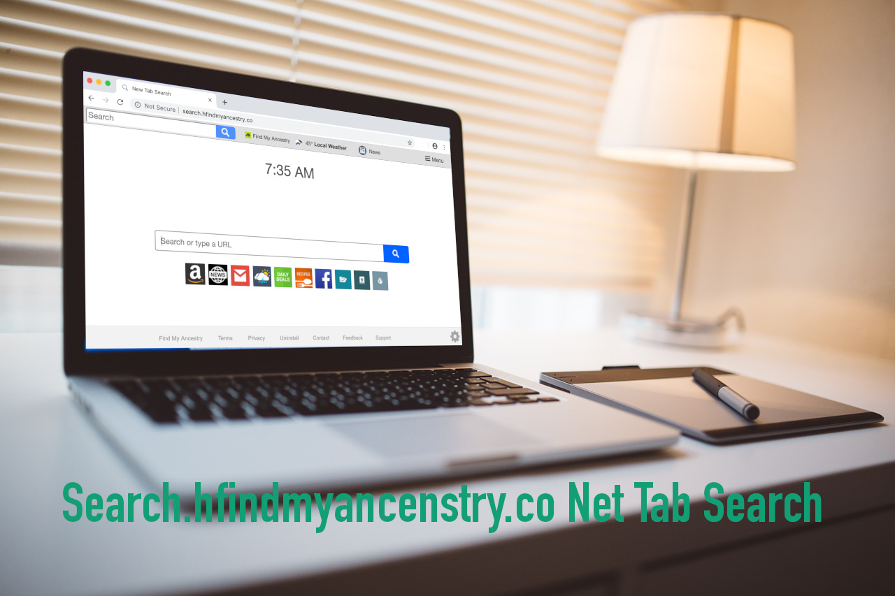 Search.hfindmyancenstry.co NewTab Search
