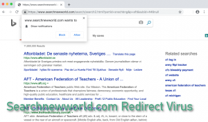 Searchnewworld.com Redirect Virus