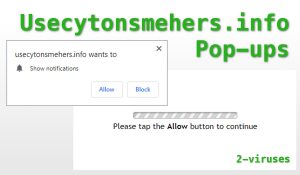 Usecytonsmehers.info Pop-ups