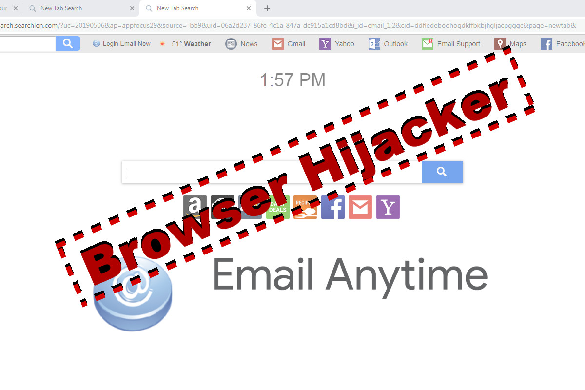 email anytime browser hijacker