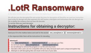 LotR Ransomware