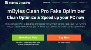 mBytes Clean Pro Fake Optimizer