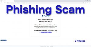 “Your PayPal Account Is On Temporary Hold” phishing scam