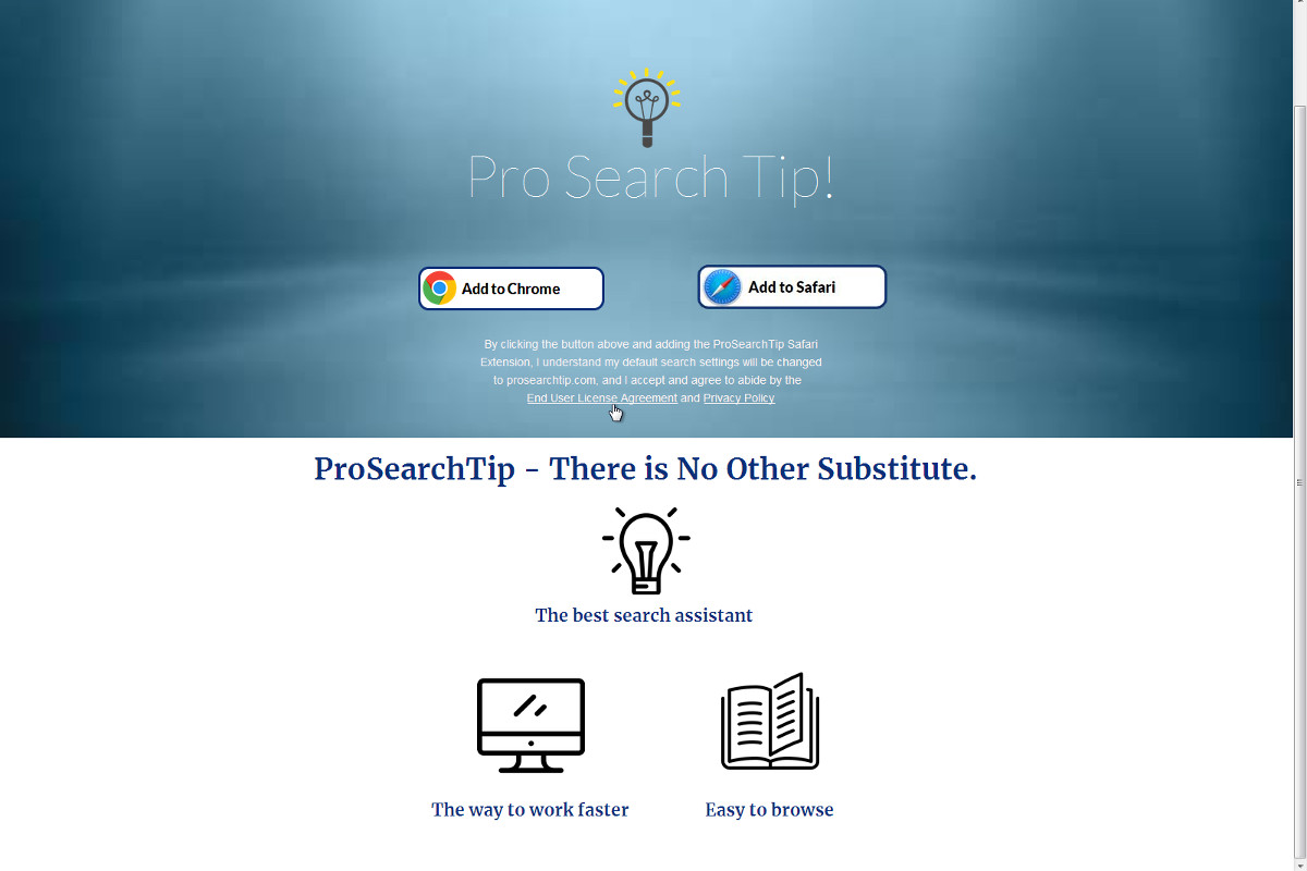 prosearchtip front page