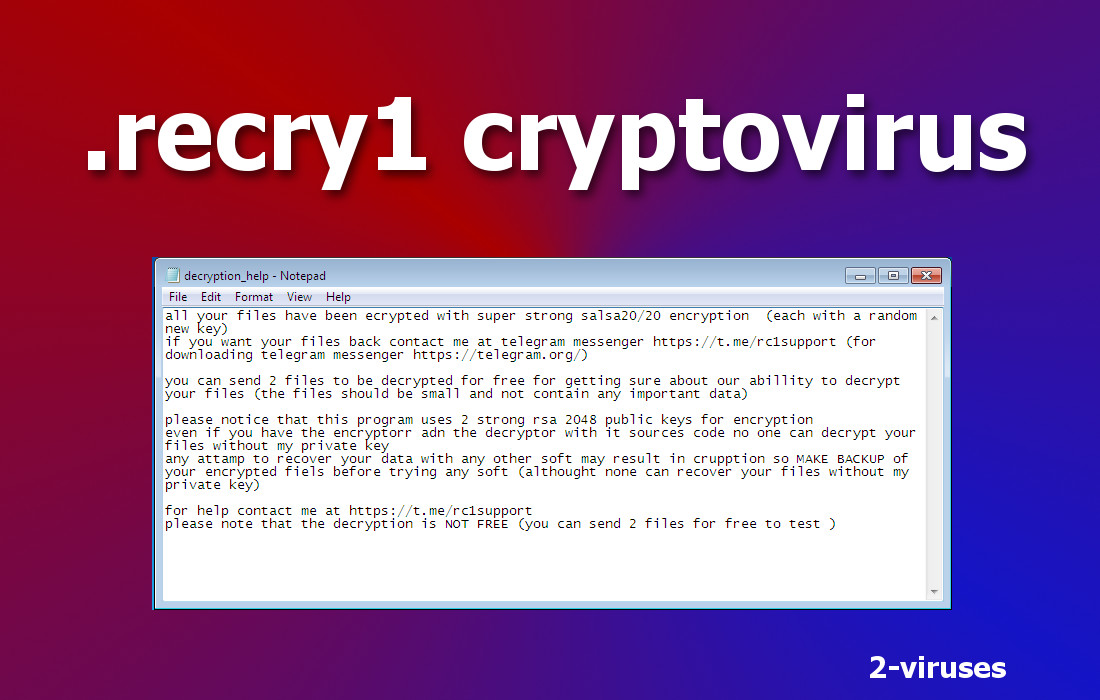 recry1 cryptovirus