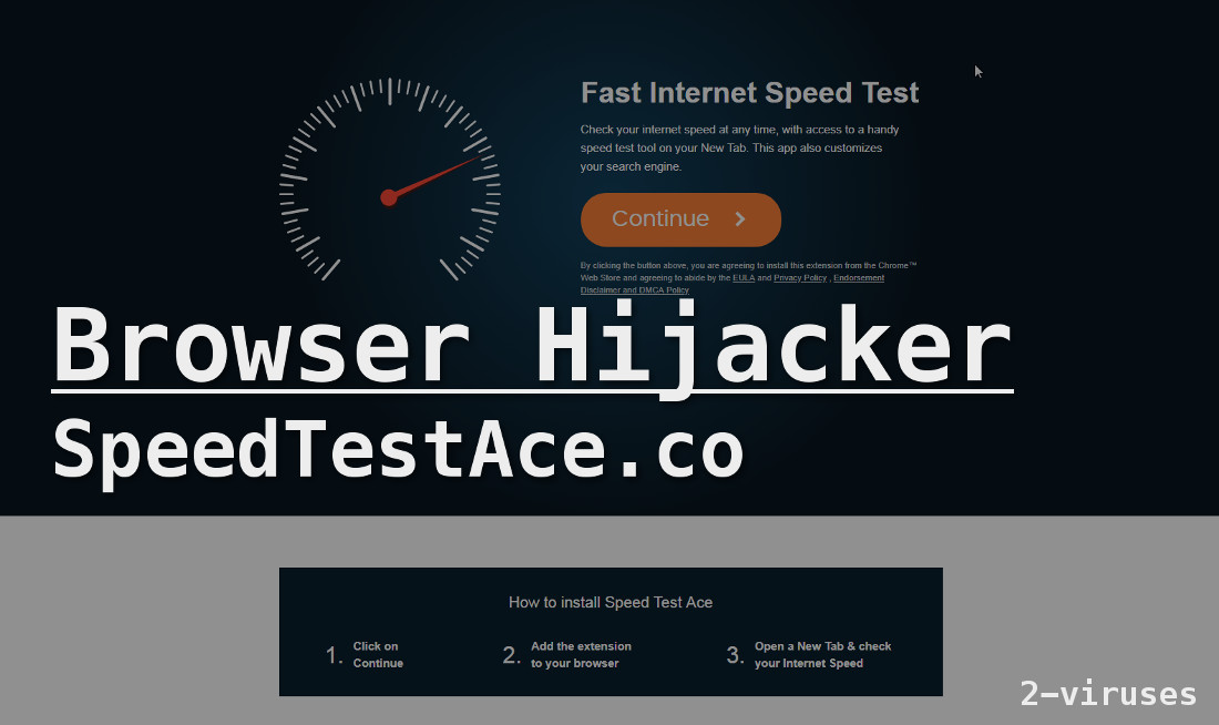 speed test ace browser hijacker