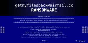 “0010 SYSTEM FAILURE 0010” Ransomware