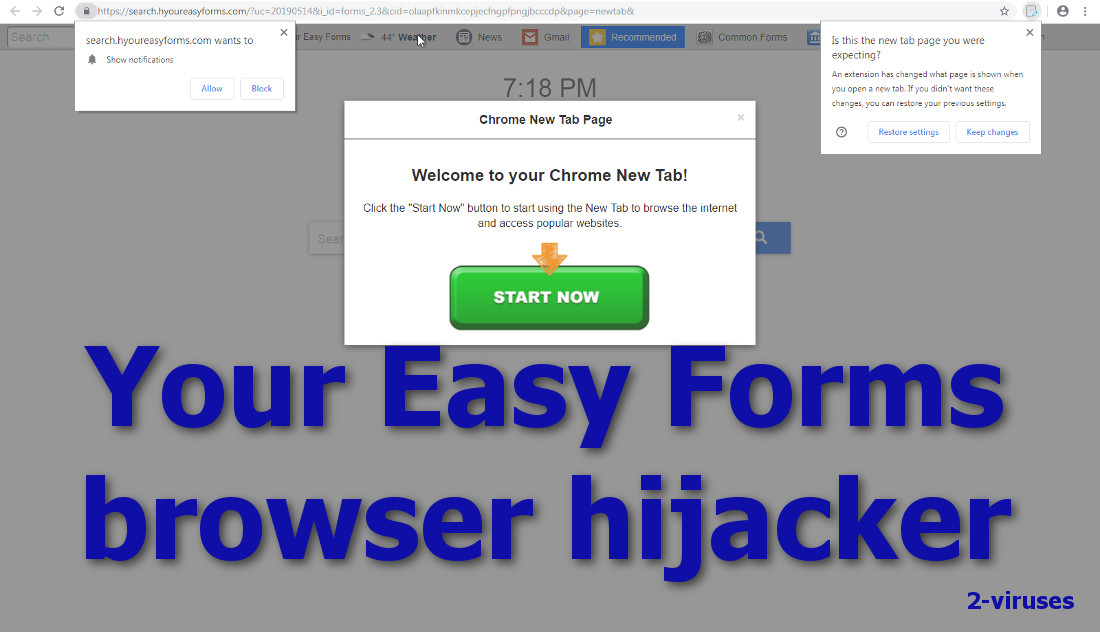 youreasyforms browser hijacker