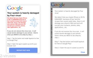 Fake Alerts - "Four Virus"