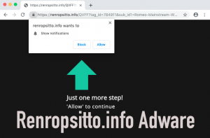 Renropsitto.info Adware