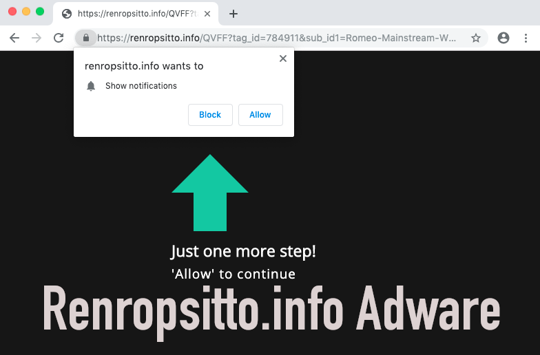 Renropsitto.info Adware removal
