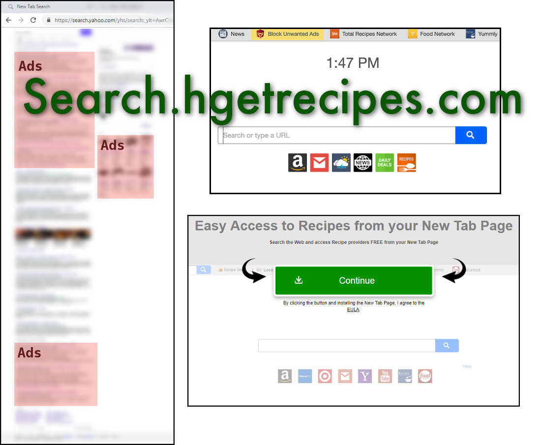 Search.hgetrecipes.com screenshots