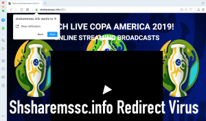 Shsharemssc.info Redirect Virus