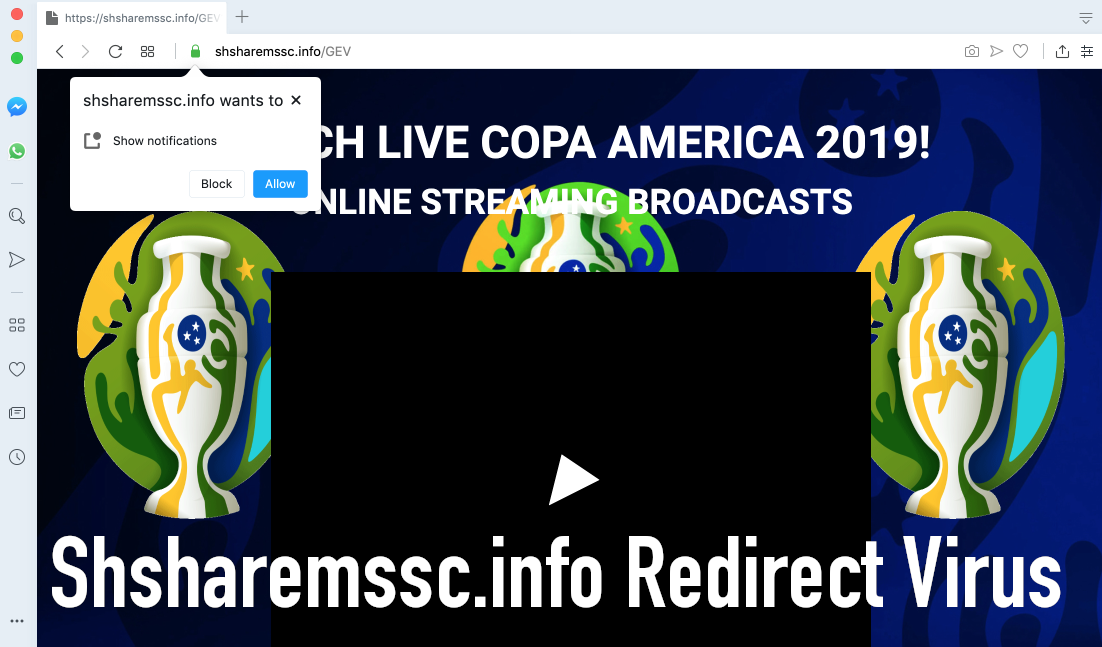 Shsharemssc.info Redirect Virus removal