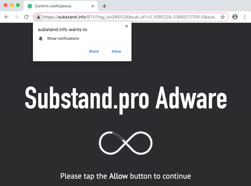 Substand.pro adware removal