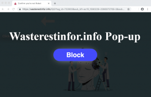 Wasterestinfor.info Pop-up