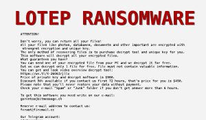 LOTEP ransomware